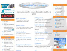 Tablet Screenshot of corsicamania.com
